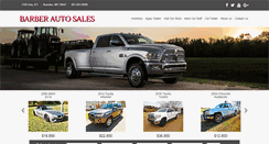 Desktop Screenshot of barbersautosales.com
